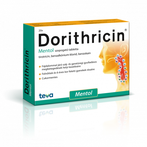 DORITHRICIN MENTOL szopogató tabletta 20db
