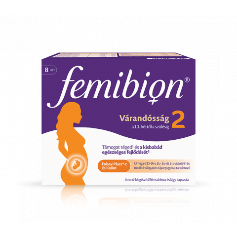 FEMIBION 2 várandósság étrend-kiegészítő 8 heti adag kapszula 56db + tabletta 56db