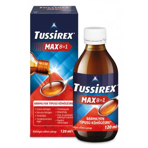 TUSSIREX MAX 8in1 szirup köhögésre 120ml