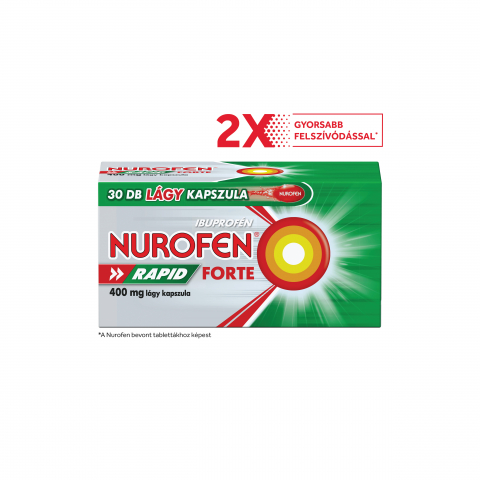 NUROFEN RAPID FORTE 400mg lágy kapszula 30db