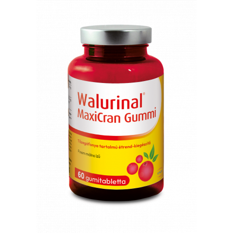 WALURINAL® MAXICRAN GUMMI tőzegáfonya tartalmú étrend-kiegészítő gumitabletta 60db