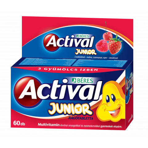 ACTIVAL JUNIOR  
rágótabletta 60db