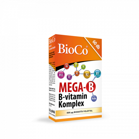 BIOCO MEGA-B B-VITAMIN KOMPLEX filmtabletta 60db
