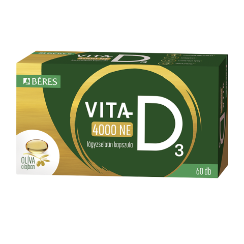 BÉRES VITA-D3 4000NE lágyzselatin kapszula 60db