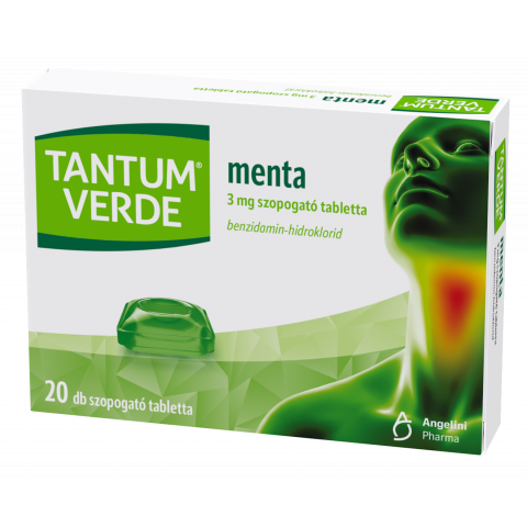TANTUM VERDE® szopogató menta szopogató tabletta 20db