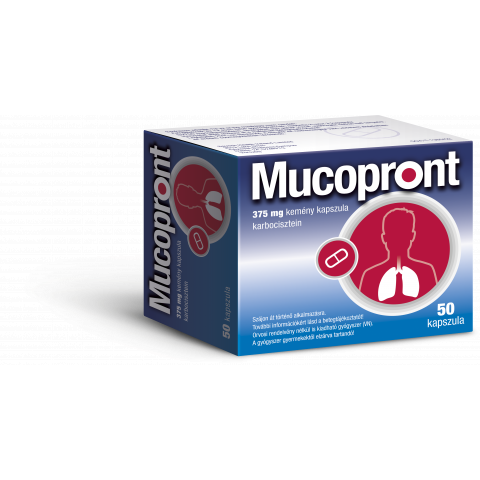 MUCOPRONT 375mg kemény kapszula 50db