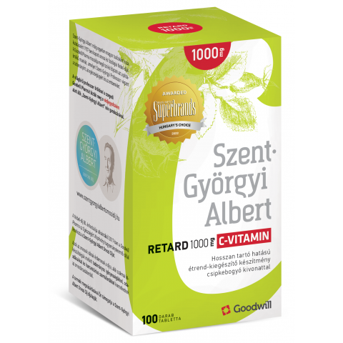 SZENT-GYÖRGYI ALBERT 1000mg RETARD C-VITAMIN tabletta 100db