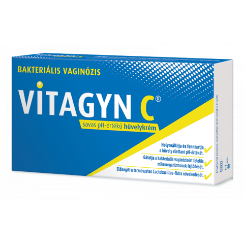 VITAGYN C hüvelykrém 30g + applikátor 6db