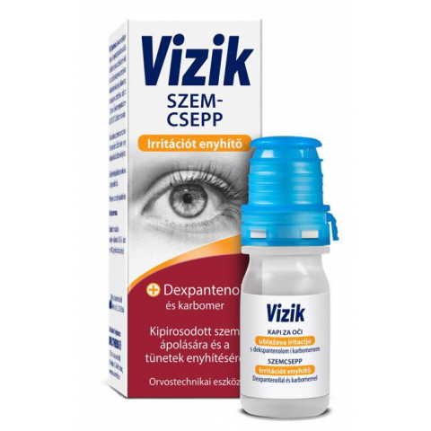 VIZIK IRRITÁCIÓT ENYHÍTŐ szemcsepp 10ml