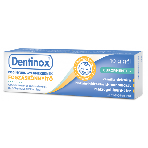 DENTINOX foginygél gyermekeknek 10g