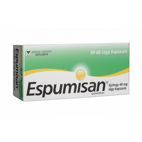 ESPUMISAN GYONGY 40mg lágy kapszula 50db