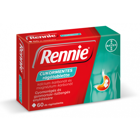 RENNIE cukormentes rágótabletta 60db